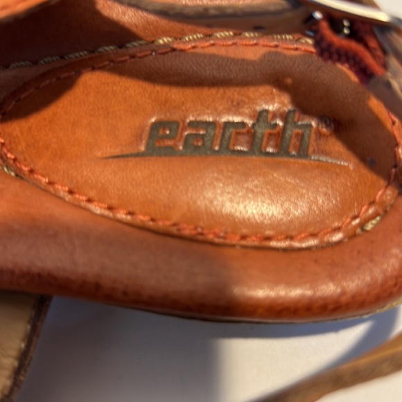 Earth Zephya Spice Leather Sandals Size 8 - Picture 11 of 12